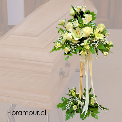 Topyard decorativo para ceremoña fúnebre o decoracion altar. (1m Alt. Aprox.)